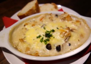 【クラシックカフェ 赤坂 カーサクラシカ】【秋…キノコたっぷりシーフードグラタン】税込 1,300円 